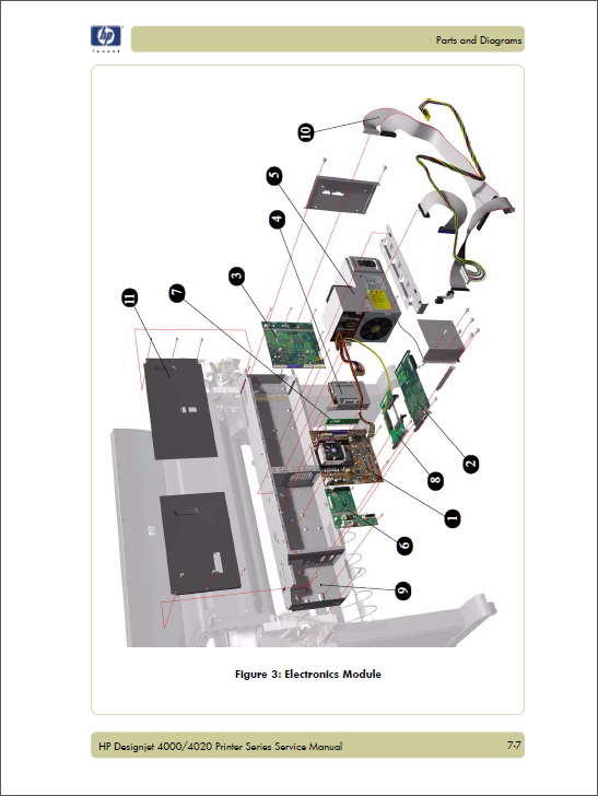 HP Designjet 4020 Service Manual-4